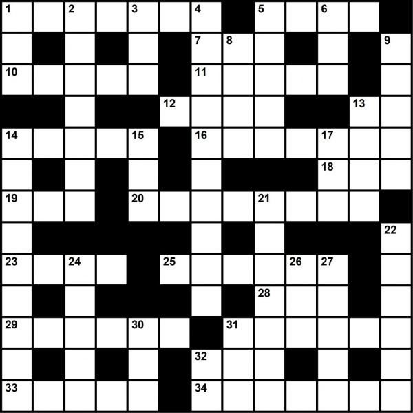 Crossword Puzzle - August 2022