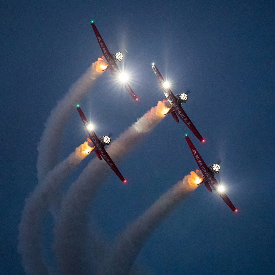 EAA AirVenture Oshkosh Night Airshow 2022
