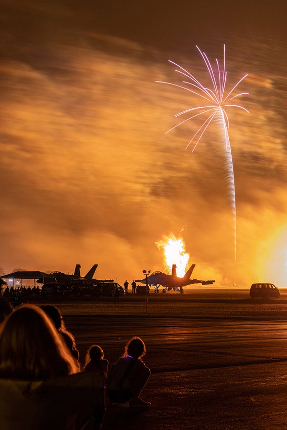 EAA AirVenture Oshkosh Night Airshow 2022