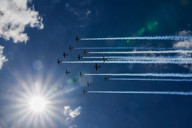 Warbird formation - Oshkosh AirVenture Tuesday 2022
