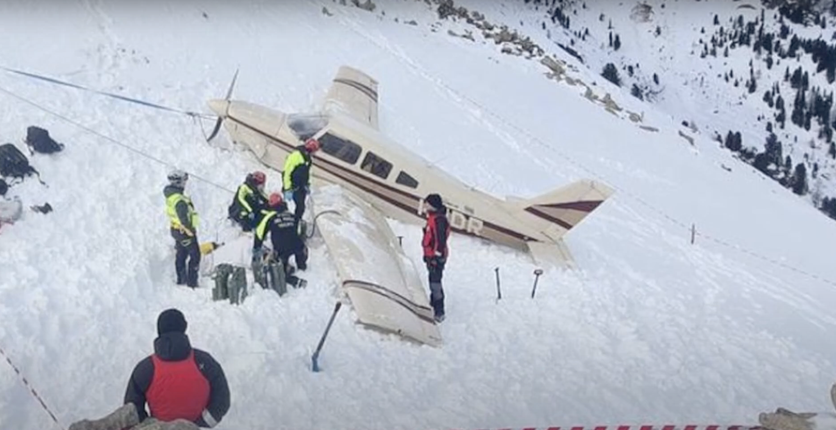 Snowy crash