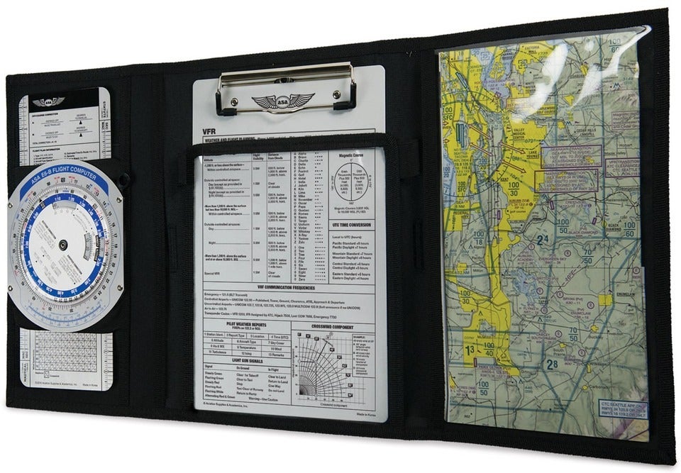 ASA VFR Tri-Fold Kneeboard